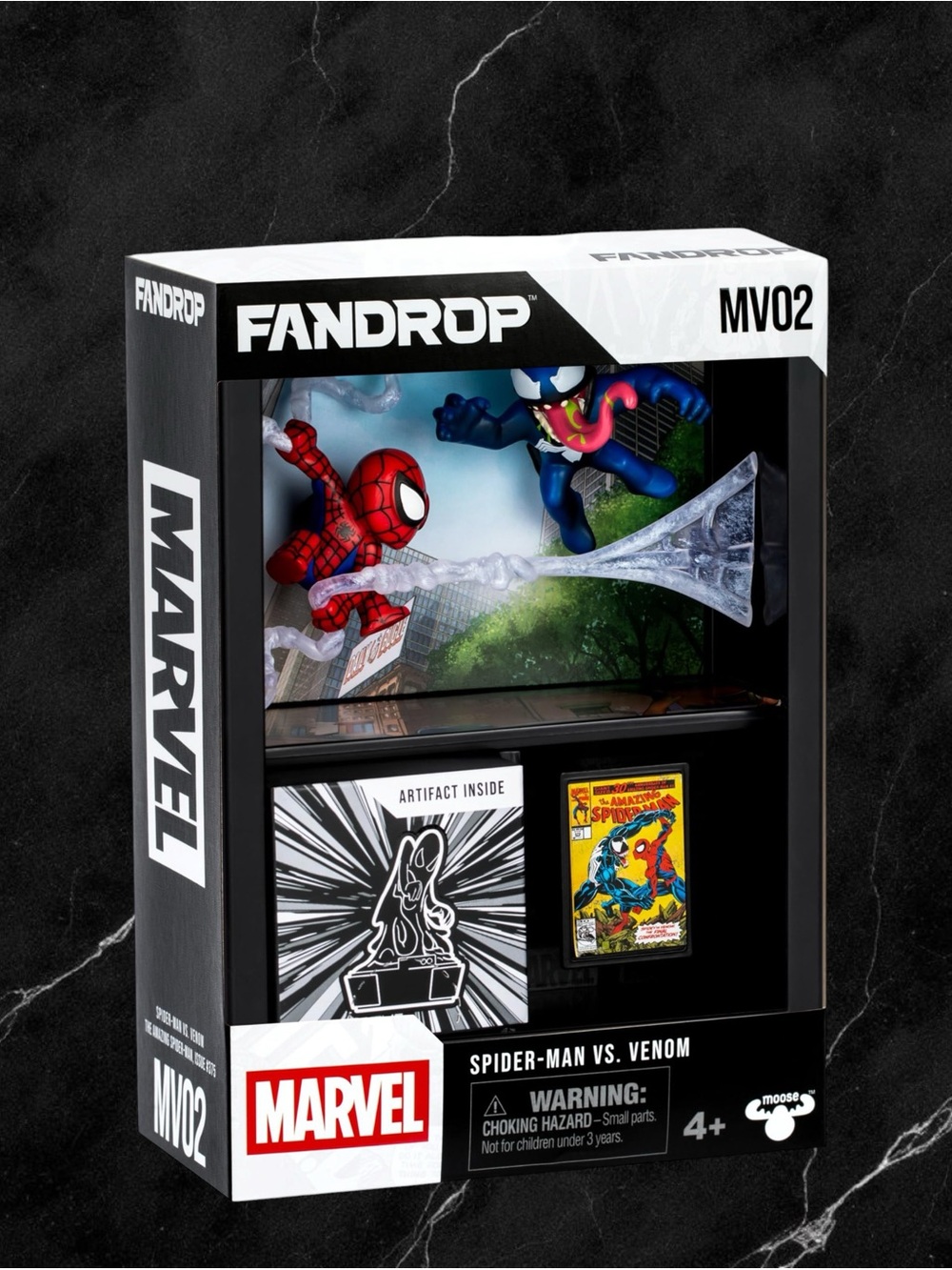 Marvel Spider-Man vs. Venom Fandrop Collectible - Red, Blue, Pink